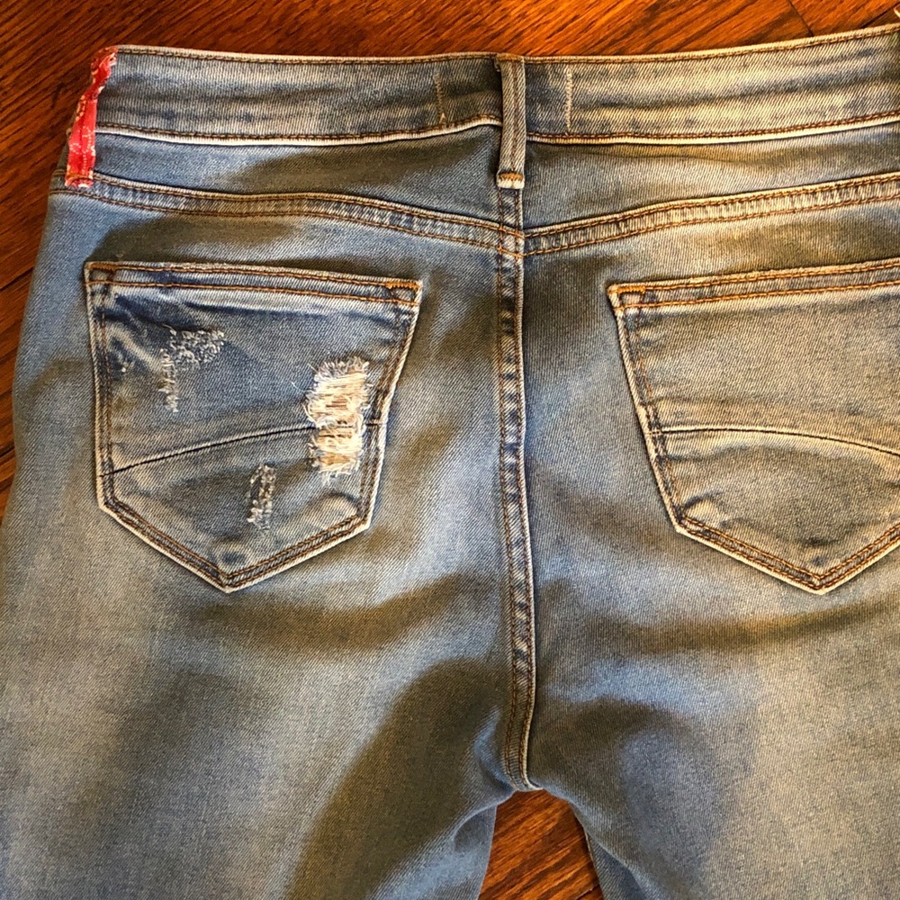 DRIFTWOOD Jackie High Rise, Distressed Skinny Jeans - Picture 3 of 8